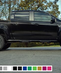 Side Bed decal, vinyl design for Chevrolet Colorado decal 2012 - Present