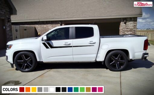 Side door design for Chevrolet Colorado decal 2015 - Present