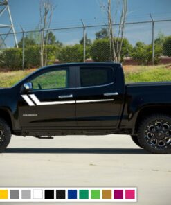 Side door design for Chevrolet Colorado decal 2015 - Present