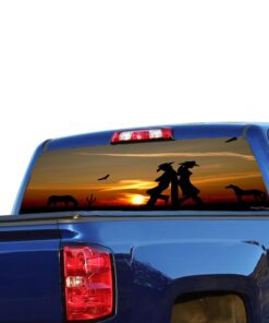 Country Girl Perforated for Chevrolet Silverado decal 2015 - Present