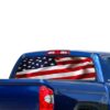 USA Flag Perforated for Toyota Tundra decal 2007 - Present