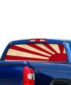 Japan Sun Perforated for Toyota Tundra decal 2007 - Present