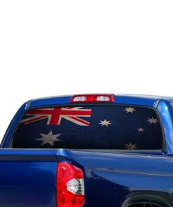 Australia Flag Perforated for Toyota Tundra decal 2007 - Present