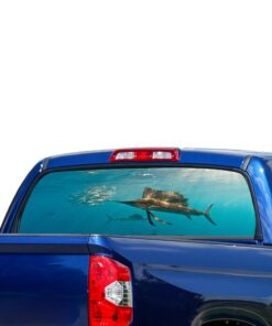 Fishing 1 Perforated for Toyota Tundra decal 2007 - Present