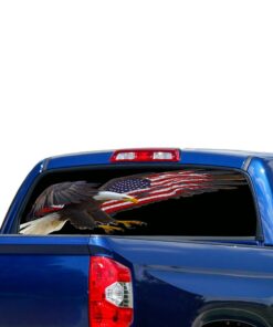 USA Eagle 1 Perforated for Toyota Tundra decal 2007 - Present
