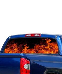 Flames Perforated for Toyota Tundra decal 2007 - Present