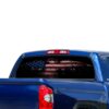 USA Eagle 2 Perforated for Toyota Tundra decal 2007 - Present