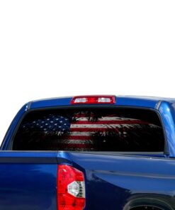 USA Eagle 2 Perforated for Toyota Tundra decal 2007 - Present