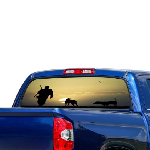 Hunting 3 Perforated for Toyota Tundra decal 2007 - Present