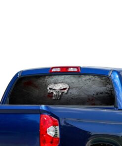 Punisher Perforated for Toyota Tundra decal 2007 - Present