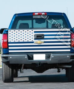 USA bed sticker, vinyl design for Chevrolet Silverado decal 2015 - Present