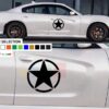 Star Stripe Sticker Decal side door For Dodge Charger 2011 - Present