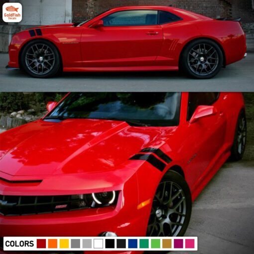 Fender sticker, vinyl design for Chevrolet Camaro decal 2012 - Present