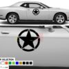 Star Vinyl Side Decal Sticker For Dodge challenger RT SRT8 2008 - Present