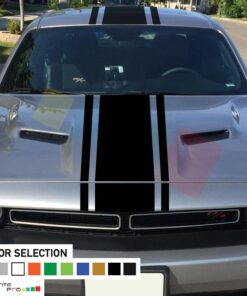 Decal Sticker Front to Back Stripe For Dodge Challenger 2008 - Present