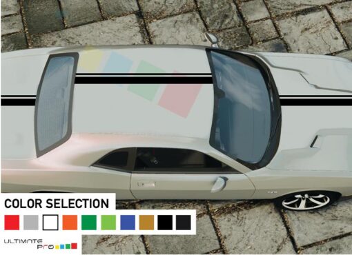 Decal Graphic Sticker Stripe Body Kit For Dodge Challenger 2008 - Present