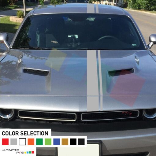 Decal Graphic Sticker Stripe Body Kit For Dodge Challenger 2008 - Present