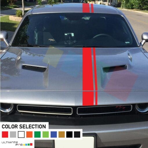 Decal Graphic Sticker Stripe Body Kit For Dodge Challenger 2008 - Present