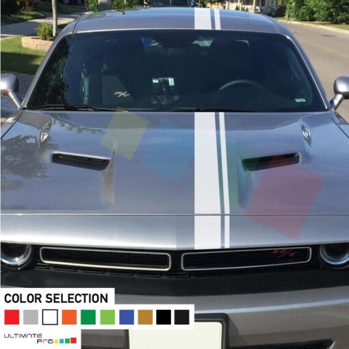 Decal Graphic Sticker Stripe Body Kit For Dodge Challenger 2008 - Present