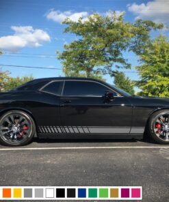 Side Stripes Decal Sticker Vinyl For Dodge challenger RT SRT8 2008 - Present