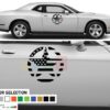 Sticker Vinyl Star Side door  For Dodge challenger RT SRT8 2008 - Present