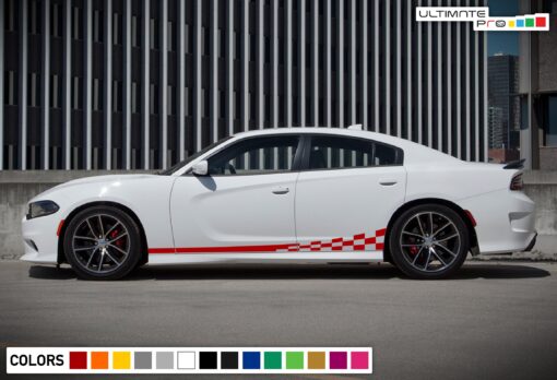 Side Stripe Kit Sticker Decal Finishing For Dodge Charger 2011 - Present