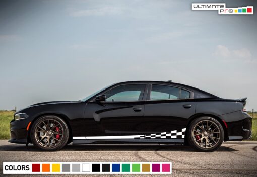 Side Stripe Kit Sticker Decal Finishing For Dodge Charger 2011 - Present