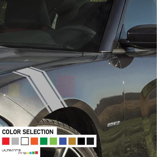 Front Quarter Sticker Decal Vinyl For Dodge Charger 2011 - Present