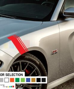 Set Of Front Fender Sticker Decal For Dodge Charger 2011 - Present