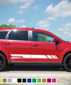 Decal Door Sticker Vinyl Stripe Kit For Dodge Journey 2009 - Present