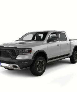 Simple Side Door Stripes Graphics Vinyl for Dodge Ram Crew Cab 1500