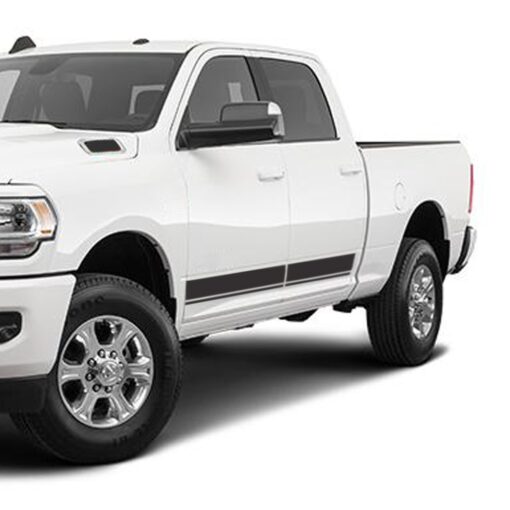 Lower Stripes Door Decals Graphics Vinyl for Dodge Ram Crew Cab 3500 Bed 6'4”