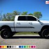 Side Door Stripes Decal Sticker Sport Dodge Ram 2009 - Present