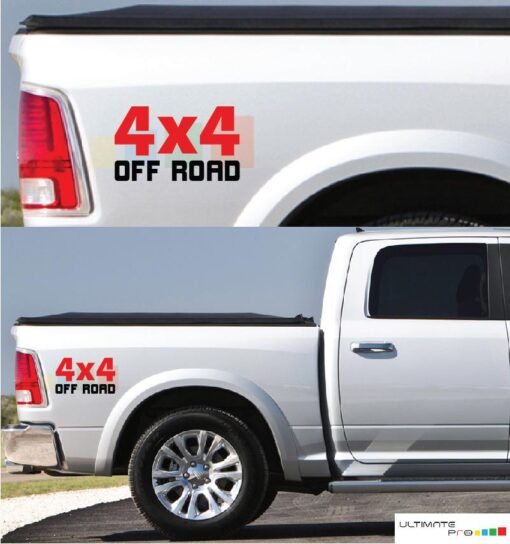 Off Road Sticker Bed Panel Stripe Dodge Ram 2009 - Present