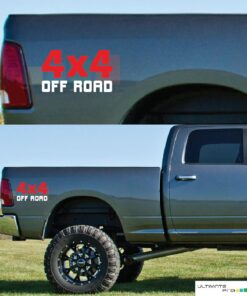 Off Road Sticker Bed Panel Stripe Dodge Ram 2009 - Present