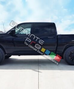 Side Bed Graphic Decal Sticker Dodge Ram 2009 - Present