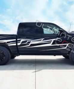 Side Decal Sticker Modern Pattern Vinyl Dodge Ram 2011 - Present