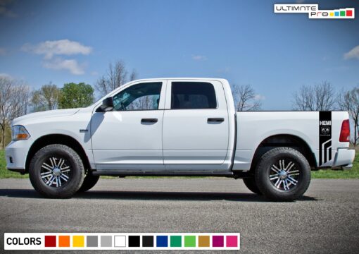 Rear Bed Decal Sticker Vinyl For Dodge Ram 2009 - Present