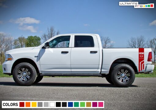 Rear Bed Decal Sticker Vinyl For Dodge Ram 2009 - Present