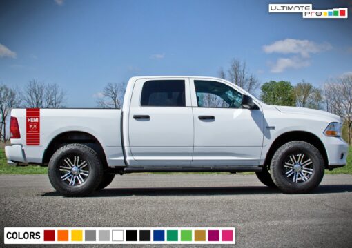 Rear Bed Ram Decal Sticker Vinyl For Dodge Ram 2009 - Present