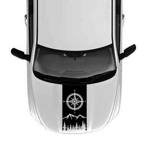 Hood Decal Sticker Vinyl For Dodge Ram 2009 - Present