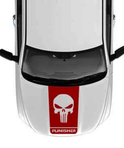 Hood Punisher Decal Sticker Vinyl For Dodge Ram 2009 - Present