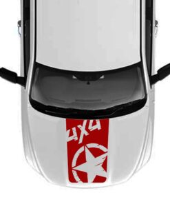 Hood Graphic Sticker Vinyl For Dodge Ram 2009 - Present