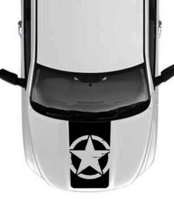 Hood Star Decal Sticker Vinyl For Dodge Ram 2009 - Present