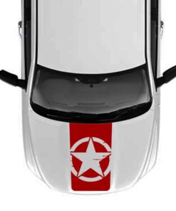 Hood Star Decal Sticker Vinyl For Dodge Ram 2009 - Present