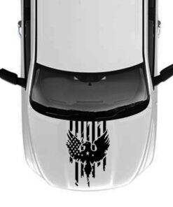 Hood USA Eagle Decal Sticker Vinyl For Dodge Ram 2009 - Present