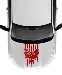 Hood USA Eagle Decal Sticker Vinyl For Dodge Ram 2009 - Present