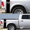 4x4 Pair of Sticker Vertical Rear Panel Stripe For Dodge Ram 2009 - Present