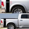 Side Vertical Rear Panel sport Stripe Decal Dodge Ram 2009 - Present