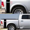 Decal Vertical Side Rear Panel Stripe Dodge Ram 2009 - Present